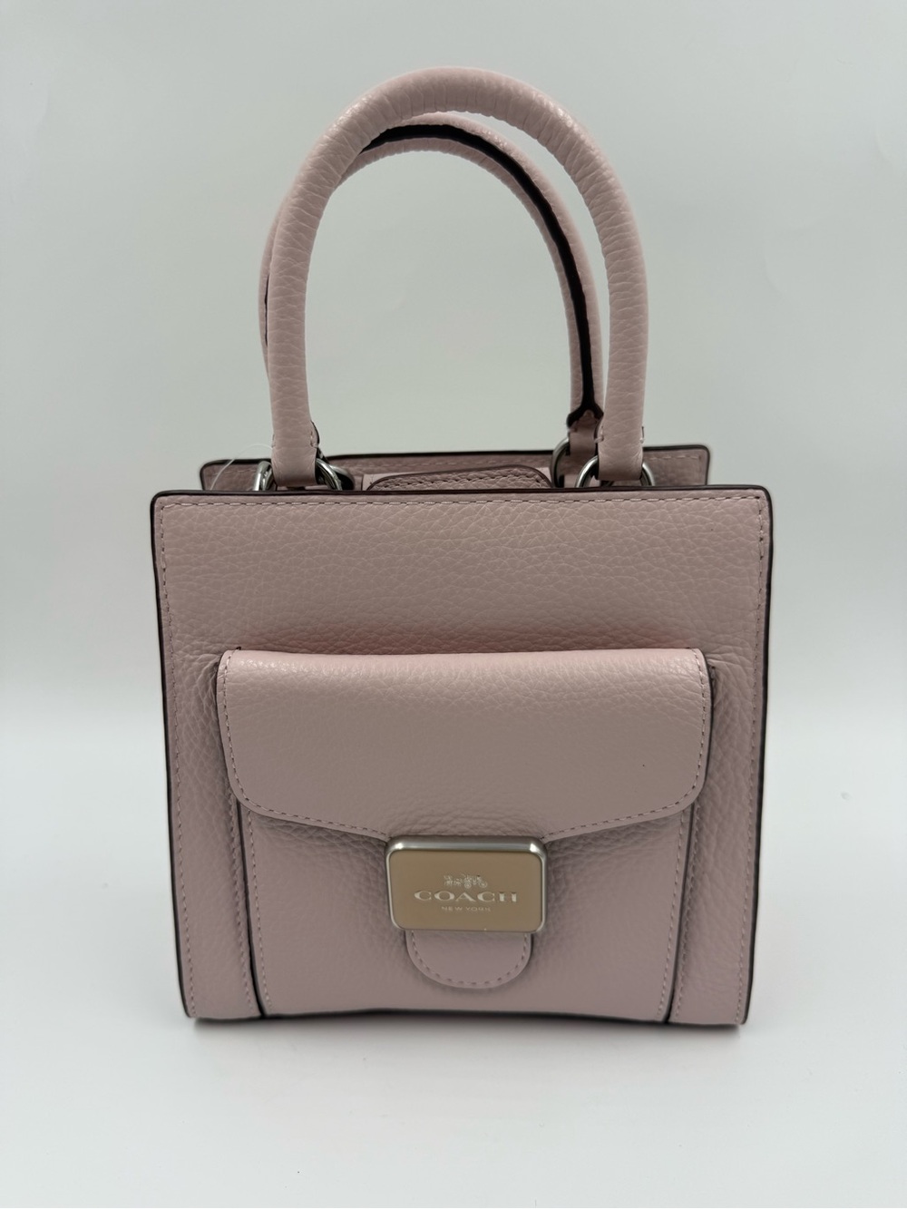 Coach Mini Pepper Crossbody Pebbled Leather Bag C6778 Pink New